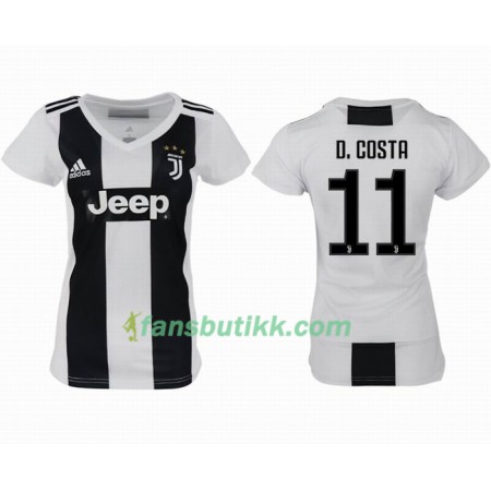 Fotballdrakt Juventus D.COSTA 11 Dame Hjemmetrøye 2018-2019 Kortermet